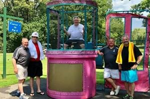 dunk tank amusement photo