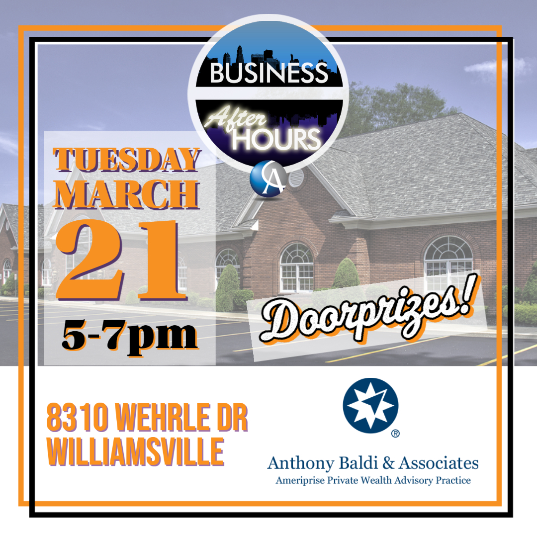 Business after Hours event graphic for March 21st