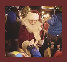 Santa Claus at Jim Thorpe Olde Time Christmas