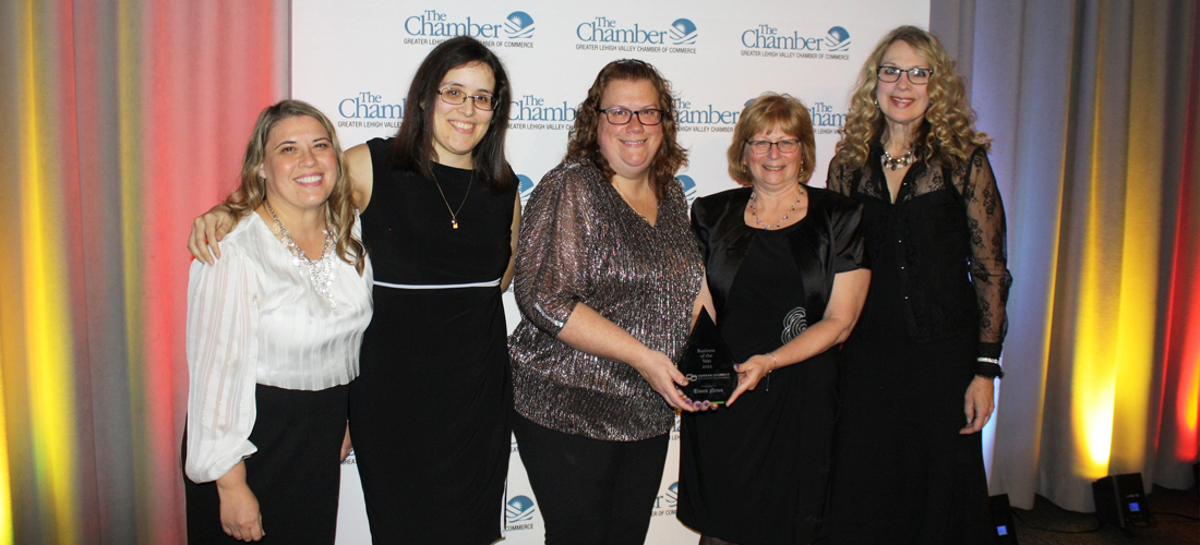 Ladies of the Times News win award at CCEDC Annual Dinner