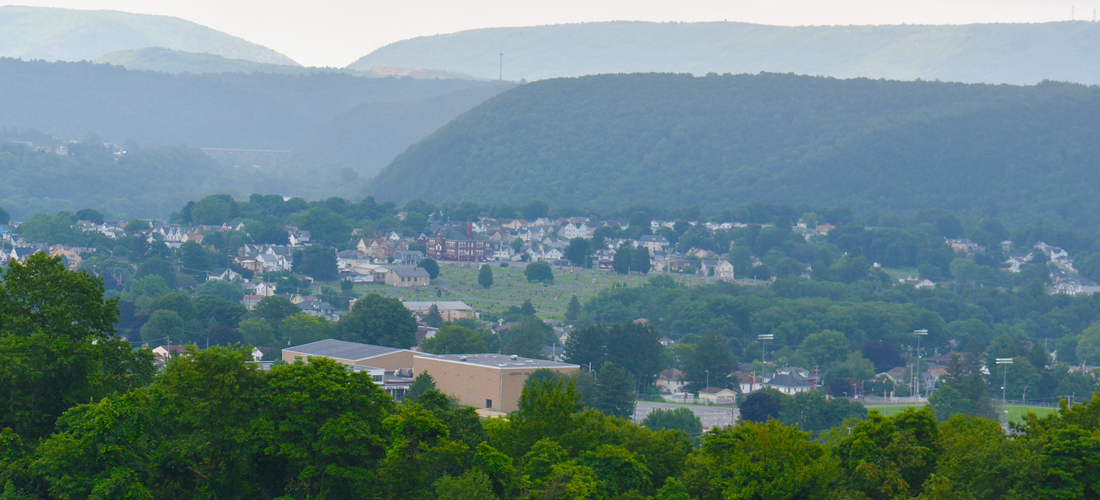 Lehighton aerial view