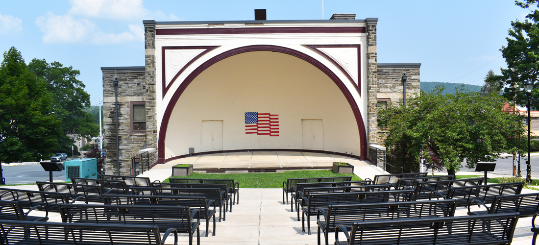 Lehighton Borough Park ampitheatre