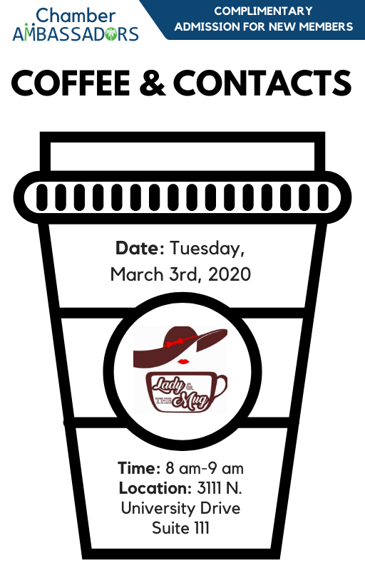 Coffee & Contacts Mini Flyer Coffee & Contacts Mini Flyer