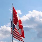 Canada US Flags Canada US Flags