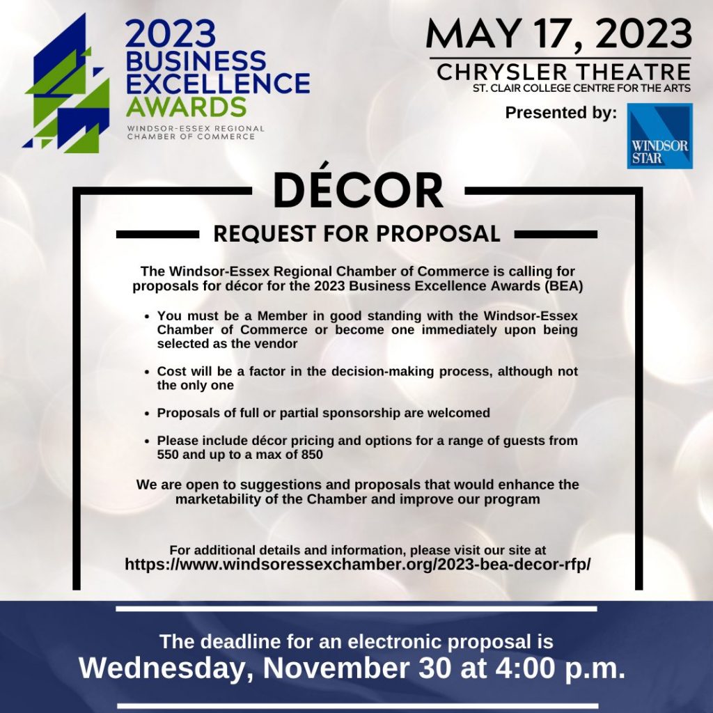 BEA - Decor RFP Ad with Link