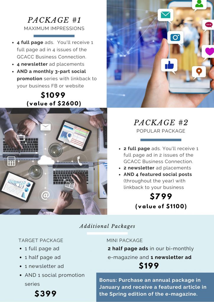 GC Chamber 2021 Annual Ad Packages Sale GC Chamber 2021 Annual Ad Packages Sale