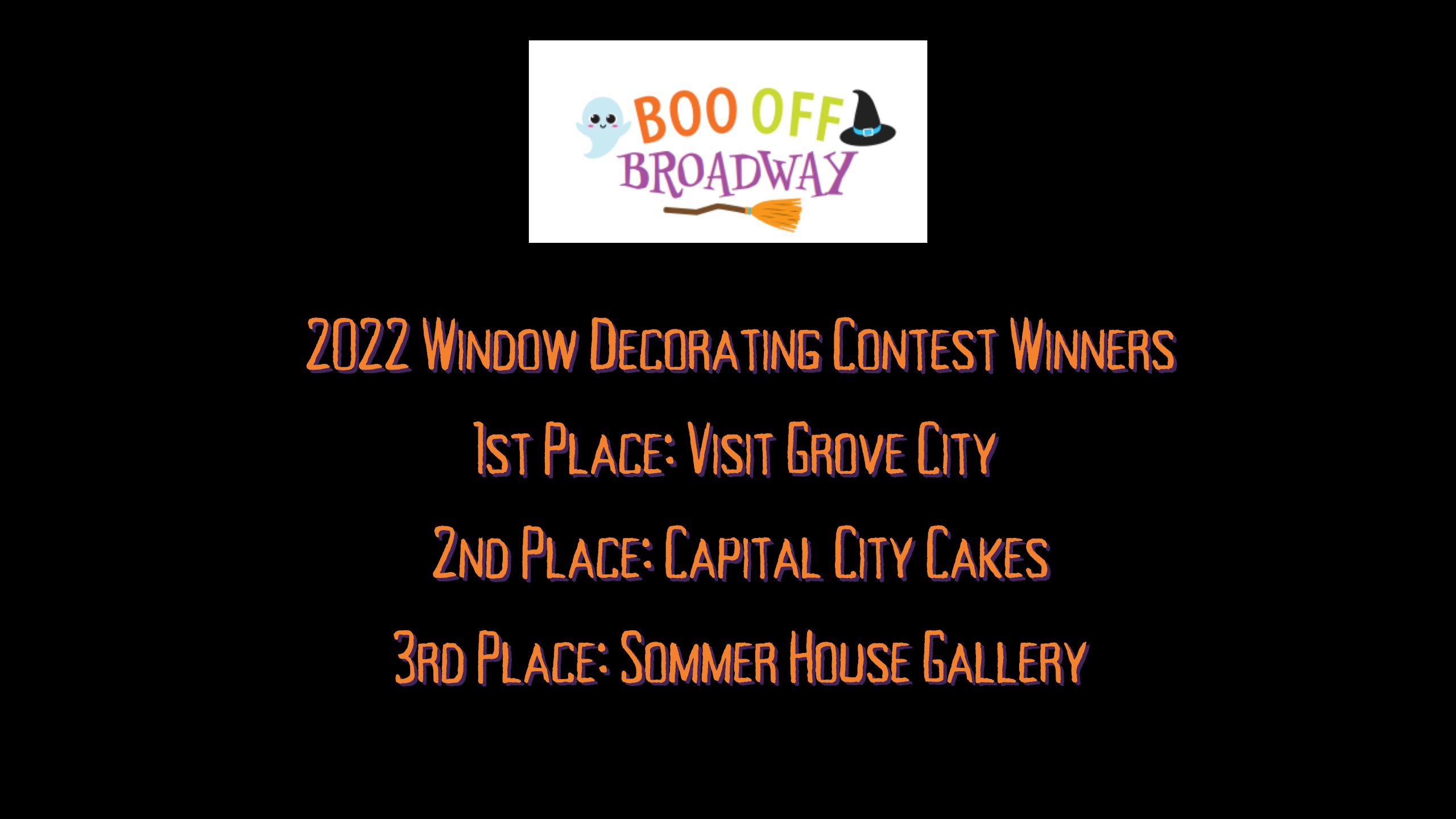 2022 Boo Window Winners List Corrected