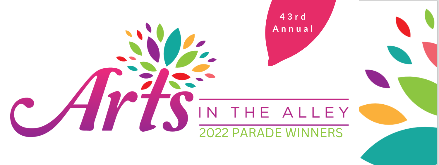 2022 Arts in the Alley Parade Winner Banner 2