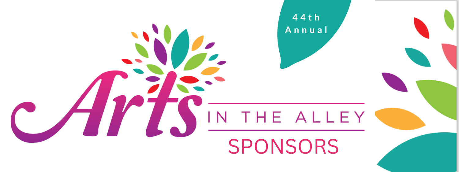 2023 Arts in the Alley Sponsor Banner