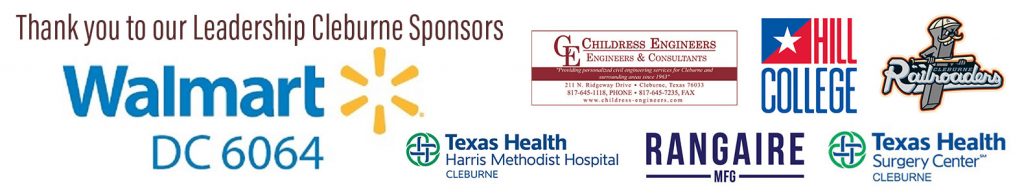 Thank you to Leadership Cleburne Sponsors!