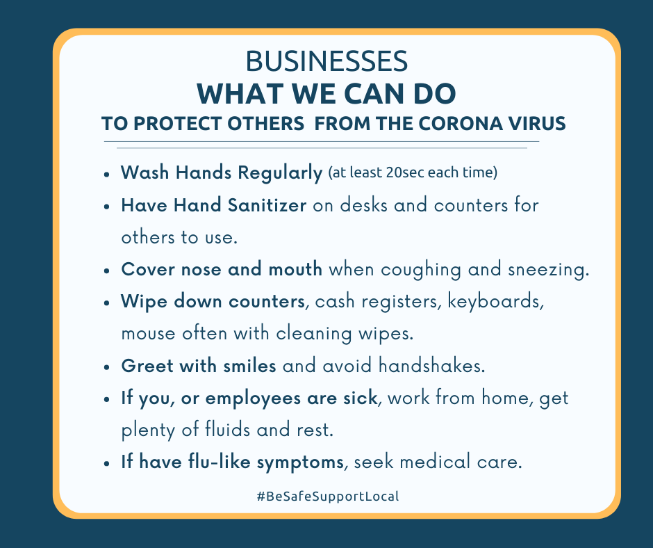 businesses What businesses can do