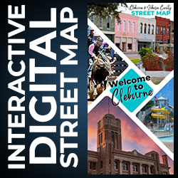 Cleburne Interactive Digital Street Map