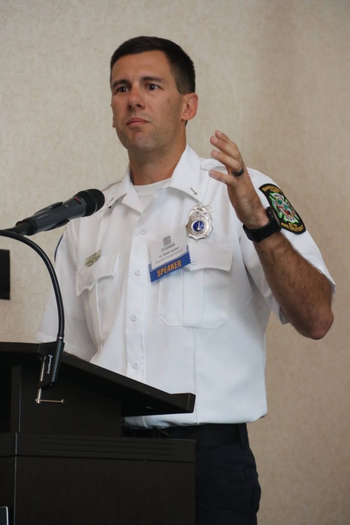 Lt. Tripp Hansen, Seminole County Fire Department, October