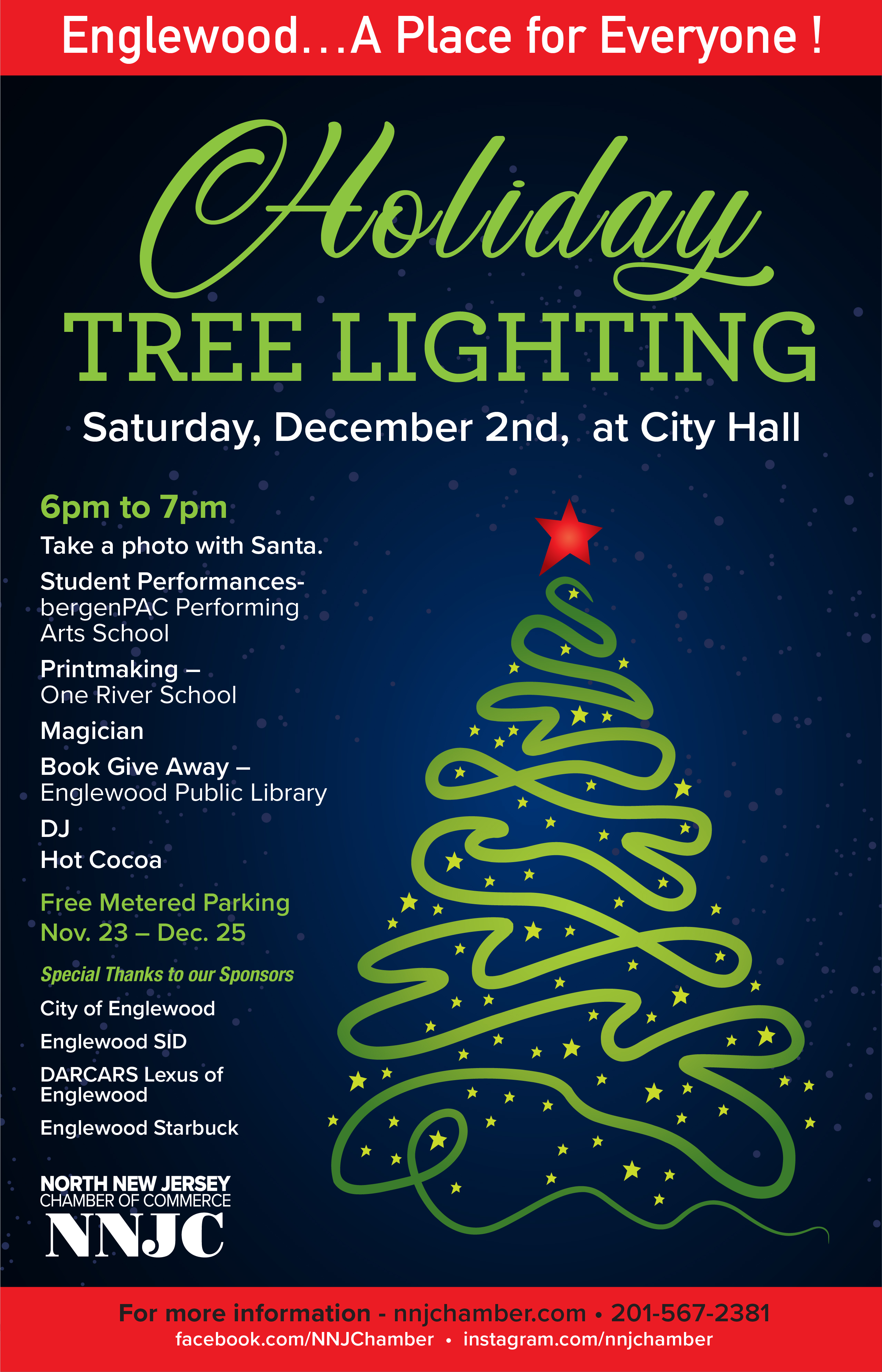 2023-12 Englewood Tree lighting