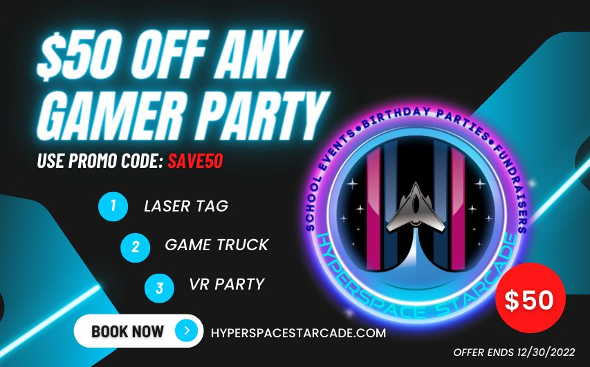 HyperSpace Starcade - Video Game Birthday Party