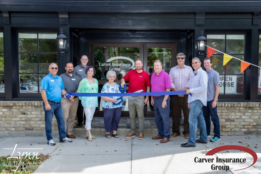 Carver Insurance Ribbon Cutting Carver Insurance Ribbon Cutting