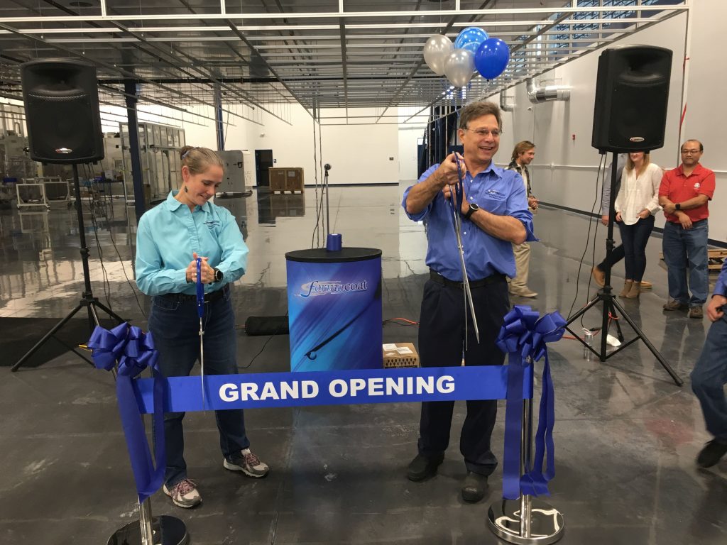 Formacoat Ribbon Cutting Formacoat Ribbon Cutting