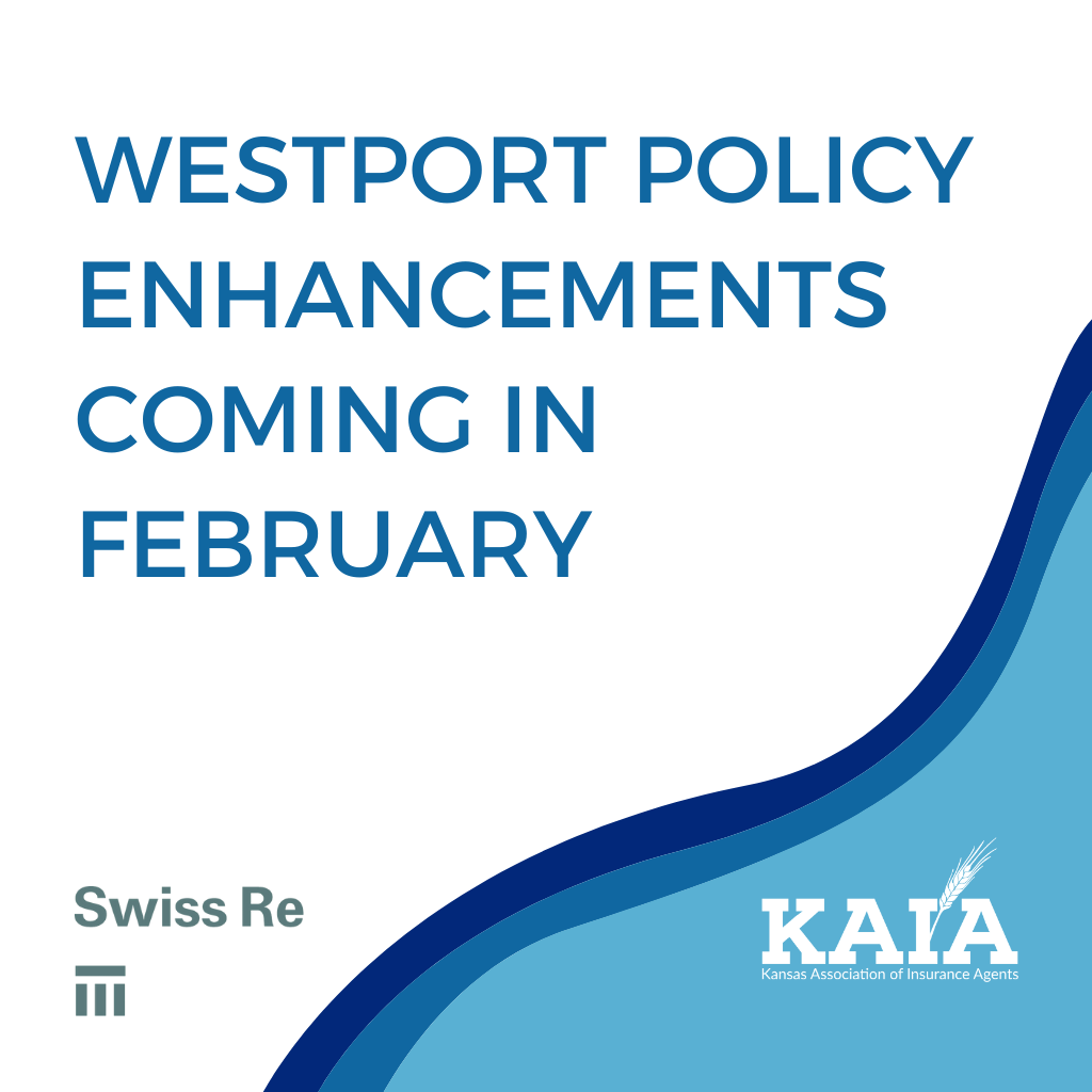 Swiss Re/Westport policy enhancements