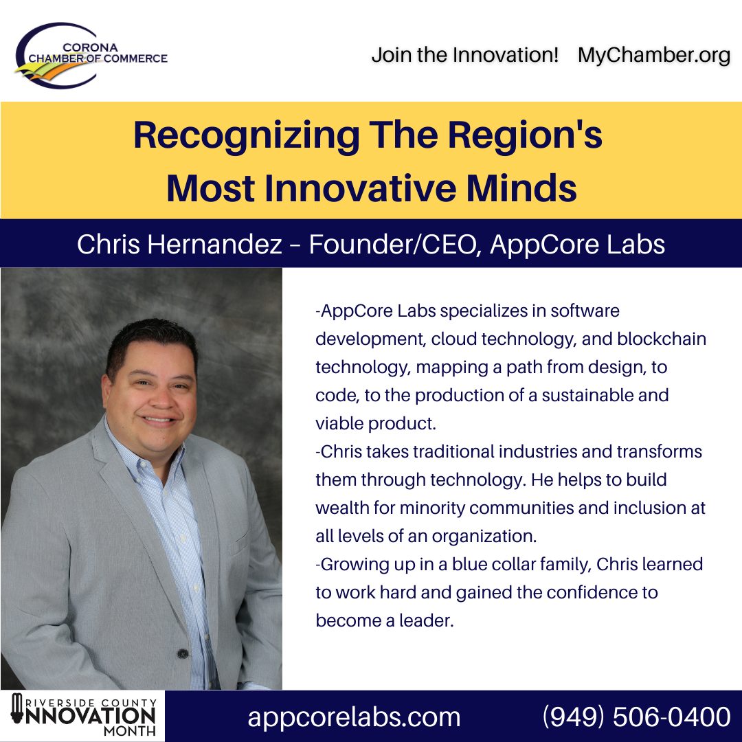 Innovation Month Innovators 6 Chris Hernandez