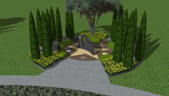 Gold Star Monument image for Riv Ntl Cemetery