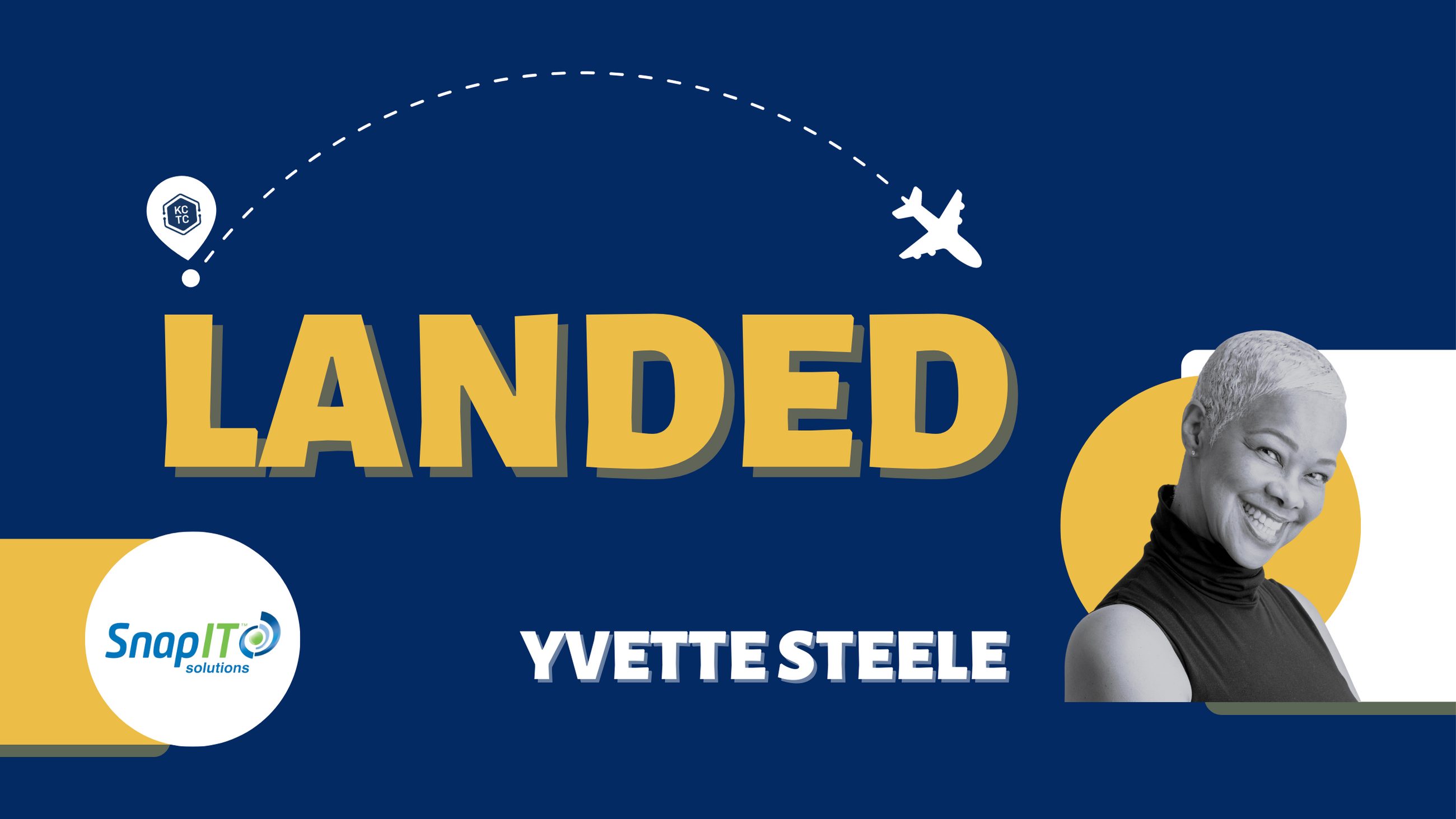 Landed Yvette Steele Graphic