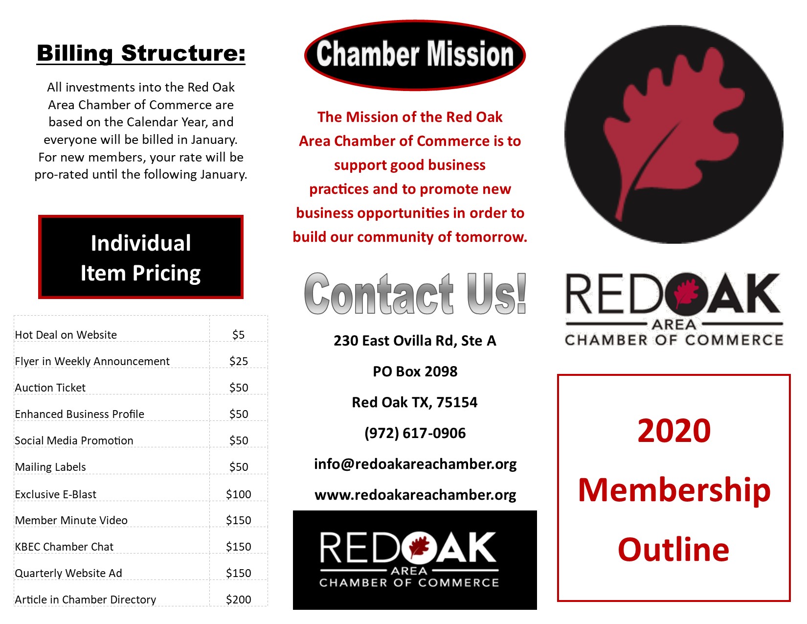 2020Membership Flyer 2020Membership Flyer