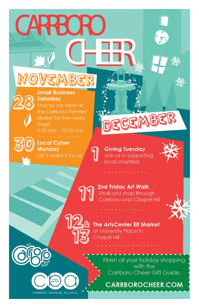 Carrboro Cheer (2020) The Chamber For a Greater Chapel HillCarrboro