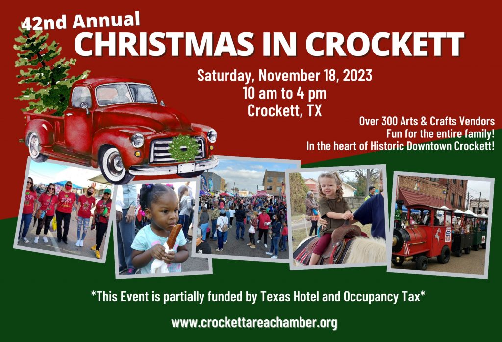 Christmas in Crockett on the Square Crockett Area Chamber of Commerce