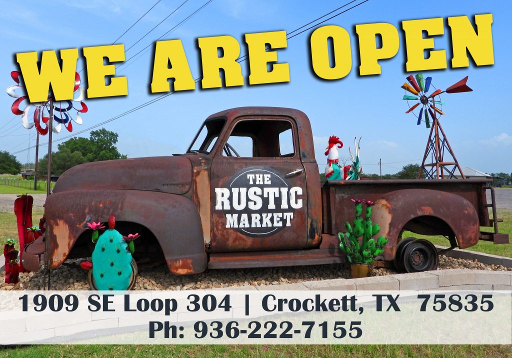 Find everything you're looking for at The Rustic Market in Crockett