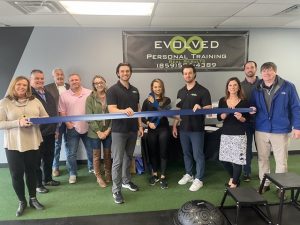 Cherish O’Connell cuts the ribbon celebrating Evolved Personal Training