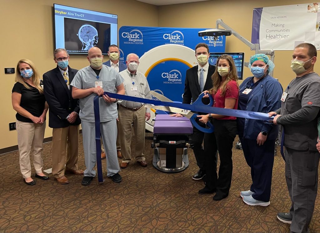 CRMC New Airo TruCT Mobile CT Scanner Ribbon Cutting