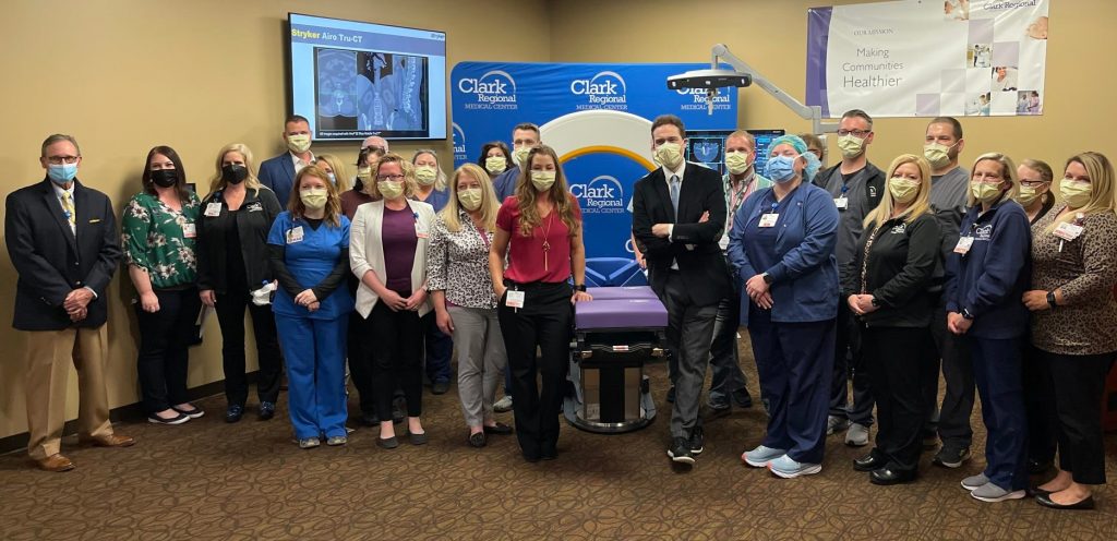 CRMC New Airo TruCT Mobile CT Scanner Ribbon Cutting