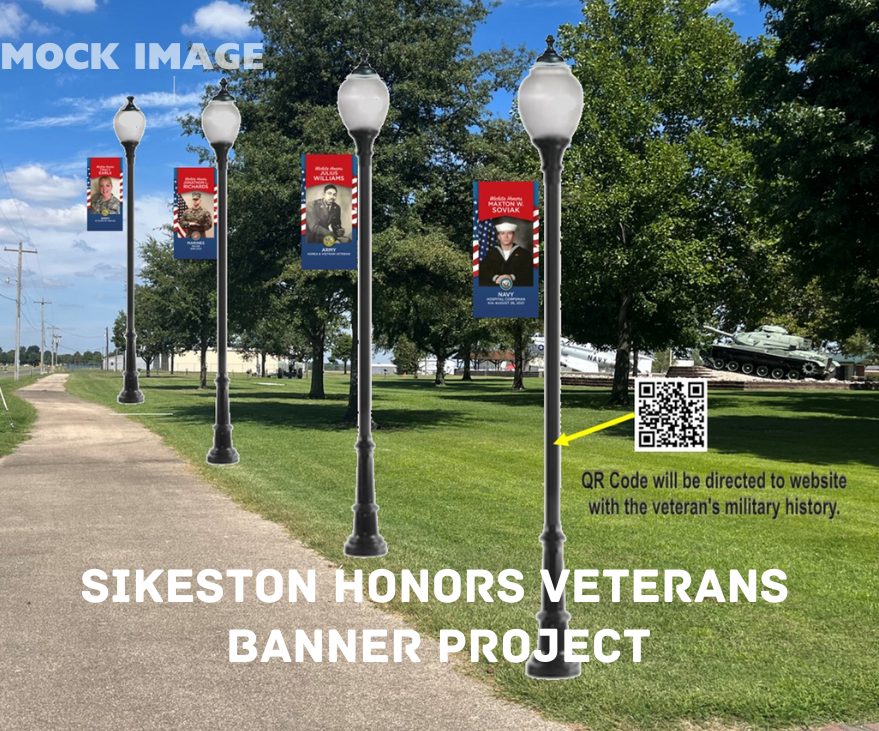 Sikeston Honors Veterans Banner Project