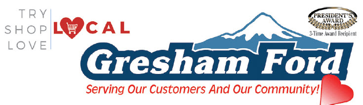 Try Local First with Gresham Ford Logo