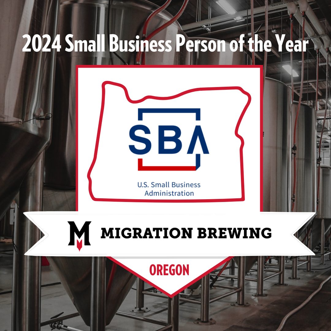 2024 SBA Oregon Business of the Year - Migration Brewing