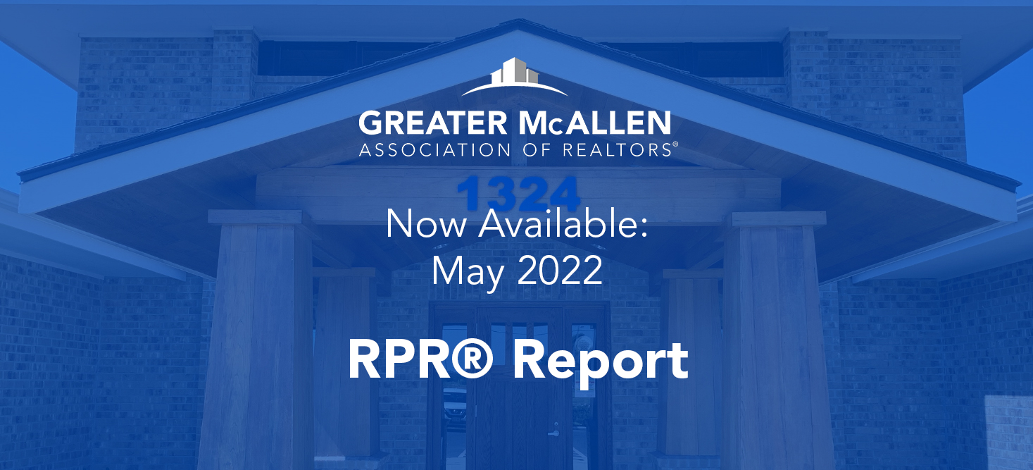 Text hovering over photo of brick building stating May 2022 RPR Reports available