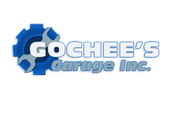 Gochees Garage text logo
