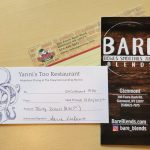 Food Gift certificates