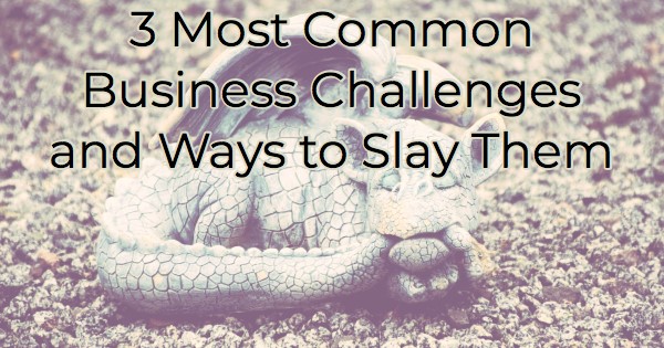 3 Most common business challenges and ways to slay them