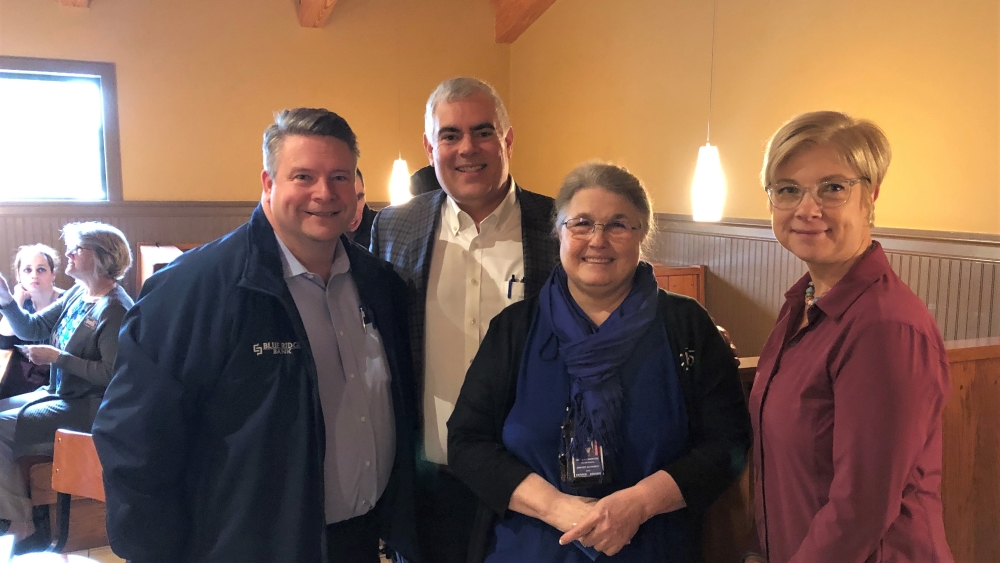 Chris Scharnbeck, James Dickman, Melinda Crawford, and Elizabeth Cromwell at NCBC