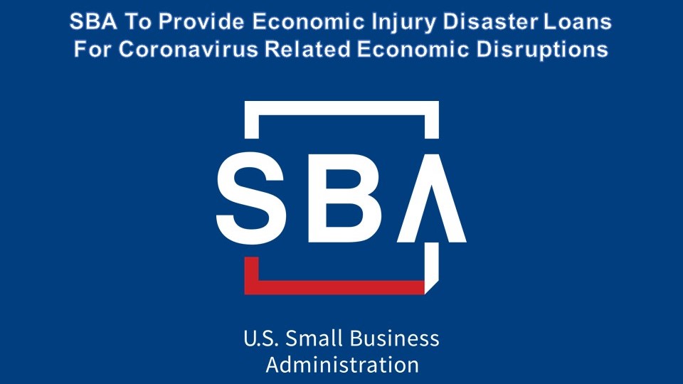 SBA disaster loans coronavirus