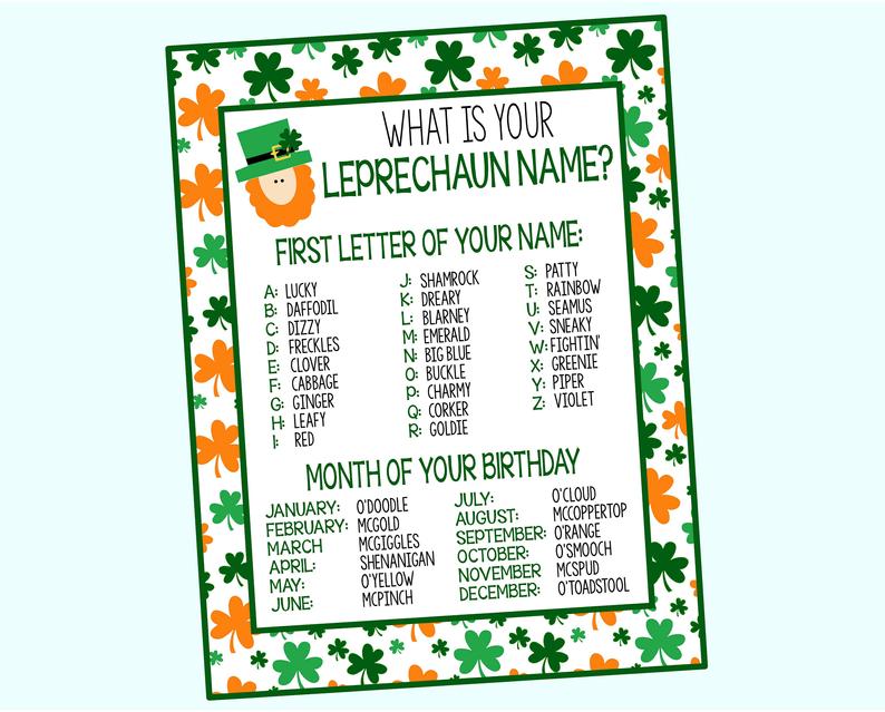 leprechaun name