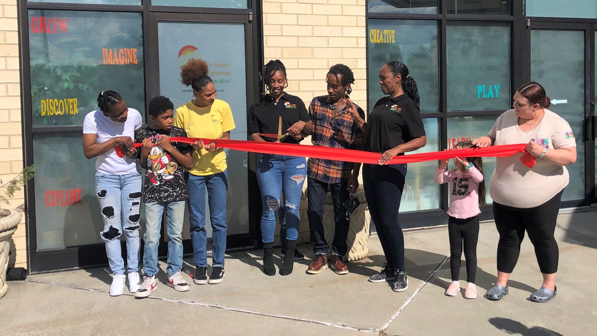 Rita's Bright Beginnings ribbon cutting widescreen