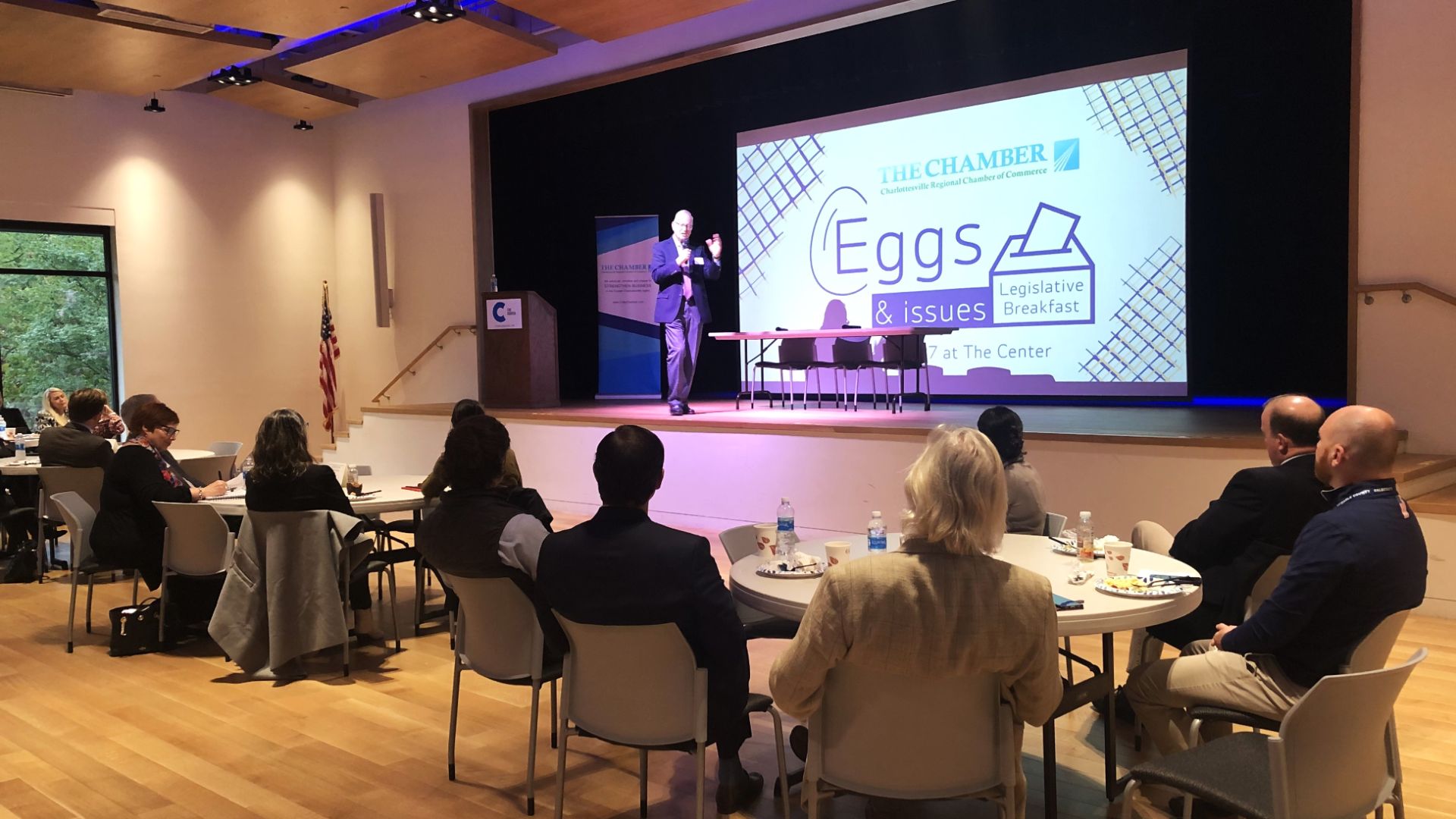 Chamber “Eggs and Issues” Breakfast Informs Business Leaders