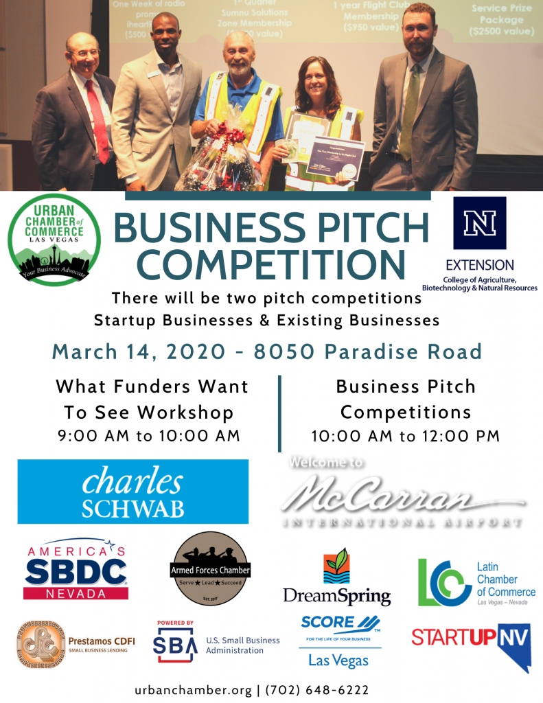 Business Pitch Competition - Urban Chamber Of Commerce