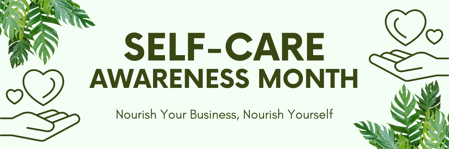 Self-Care Awareness Website Header
