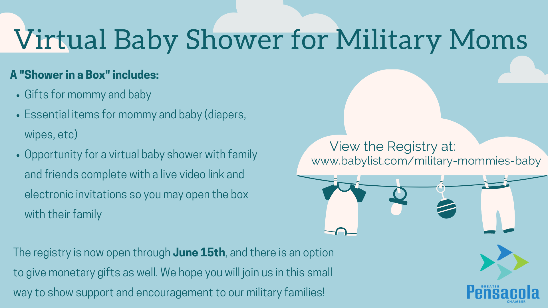 Virtual Baby Shower for Military Moms - Pensacola Chamber ...