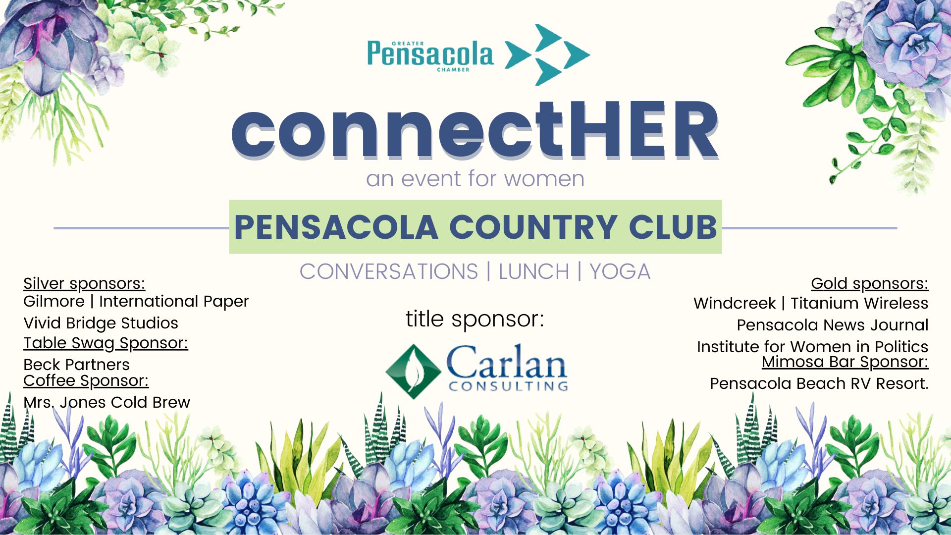 2021 ConnectHer Women's Event Details