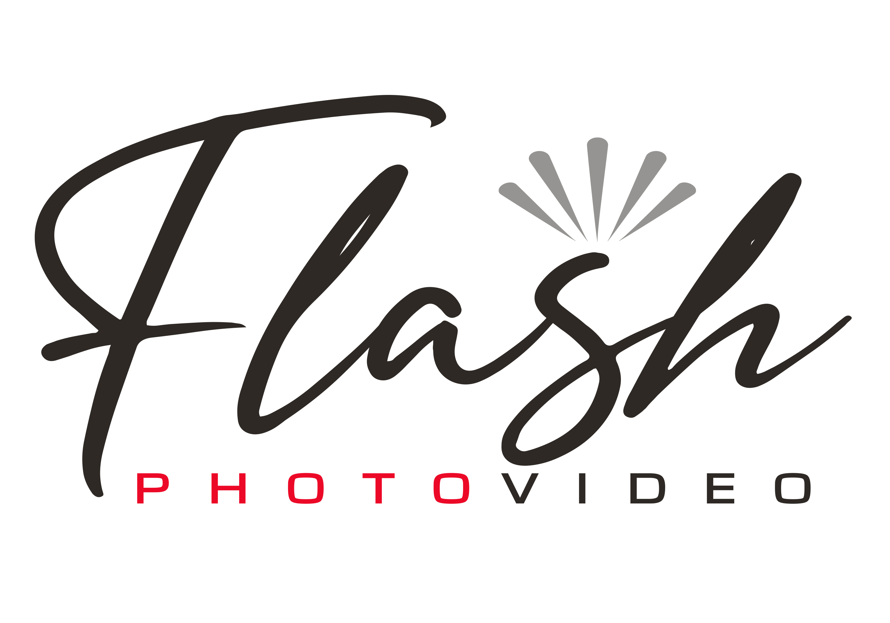 Flash Photo Video Logo Color RGB