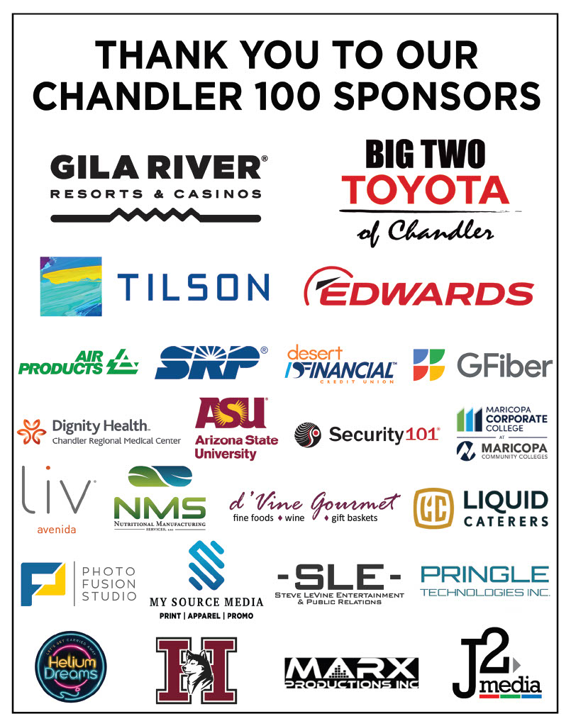 CHD 100 sponsors